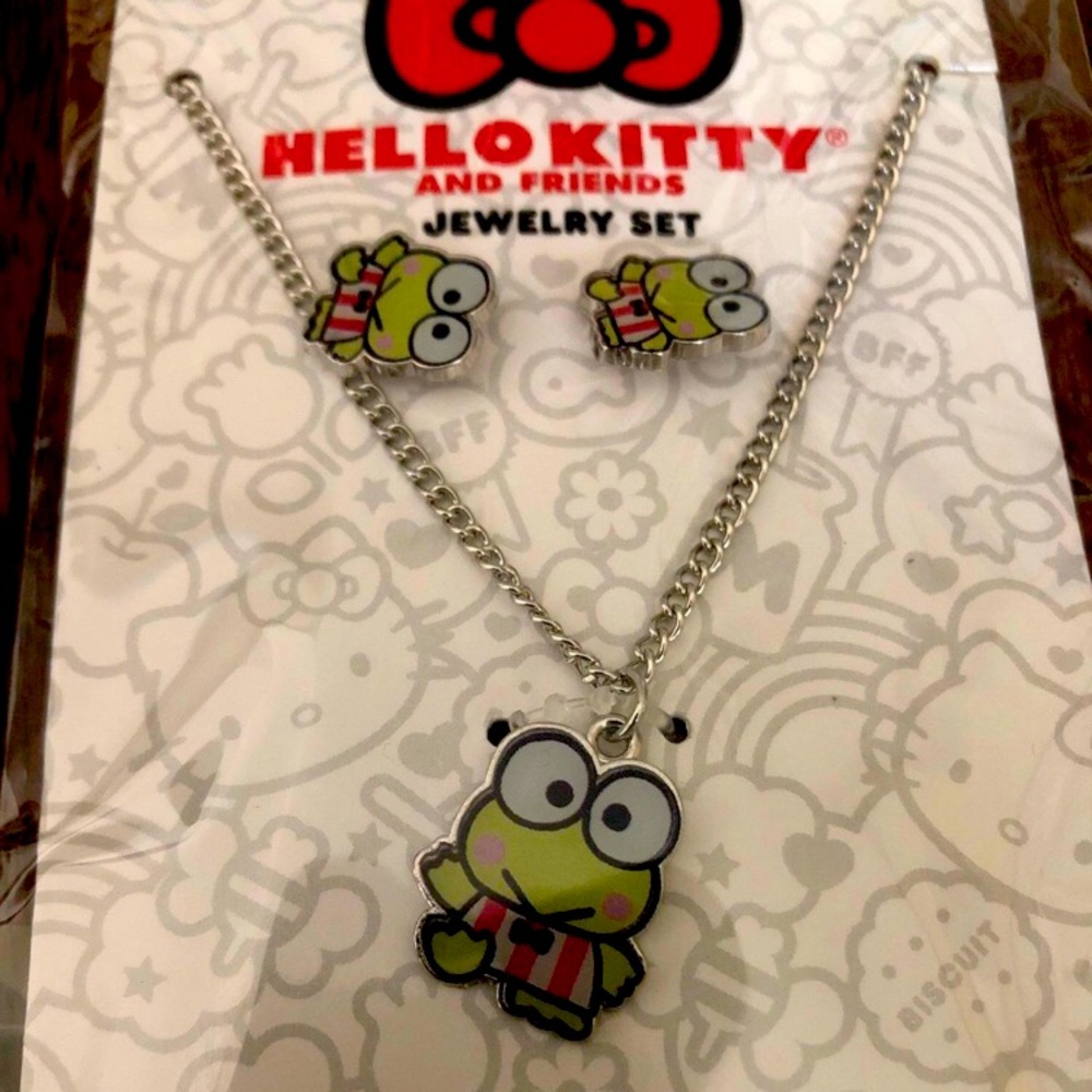 Keroppi Jewelry Set